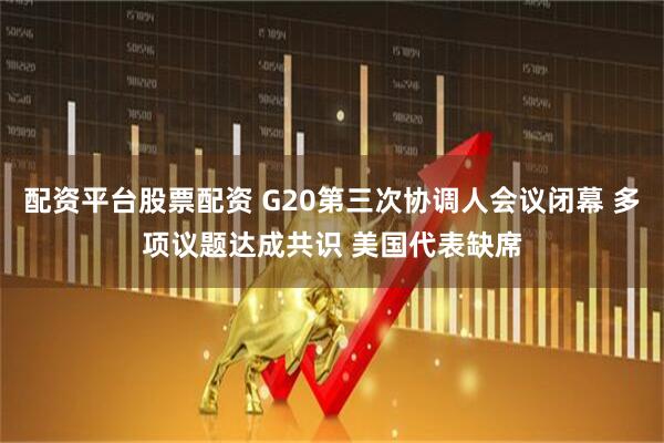 配资平台股票配资 G20第三次协调人会议闭幕 多项议题达成共识 美国代表缺席